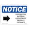 Signmission Sign, 18" H, Rigid Plastic, Contractor Material And Equipment Sign, Landscape, 1824-L-10819 OS-NS-P-1824-L-10819 - alternate 1
